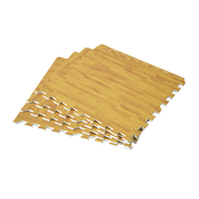 12 Tile EVA Interlocking Gym Floor Mats Wood Colour for Home Yoga V63-821293