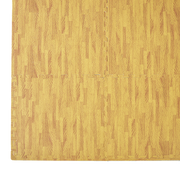 12 Tile EVA Interlocking Gym Floor Mats Wood Colour for Home Yoga V63-821293