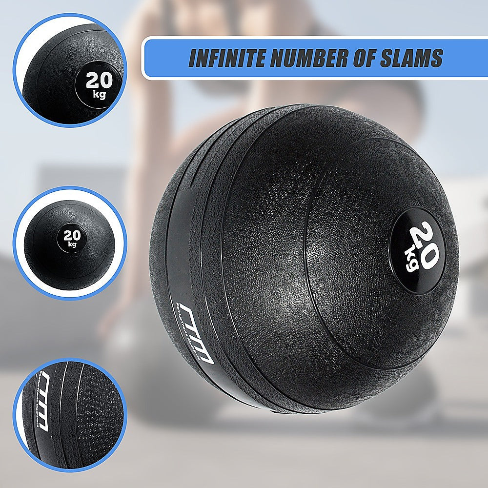 20kg Slam Ball No Bounce Crossfit Fitness MMA Boxing BootCamp V63-821663