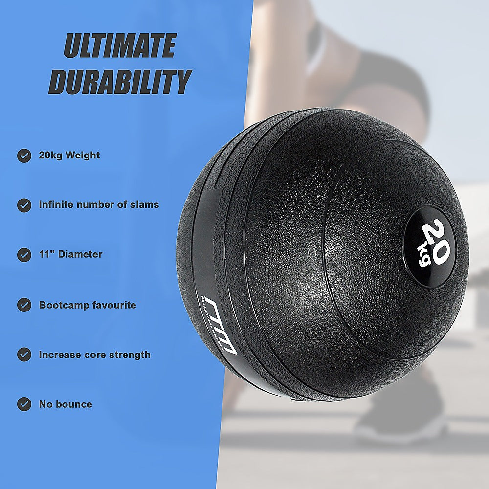 20kg Slam Ball No Bounce Crossfit Fitness MMA Boxing BootCamp V63-821663