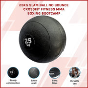 25kg Slam Ball No Bounce Crossfit Fitness MMA Boxing BootCamp V63-821673