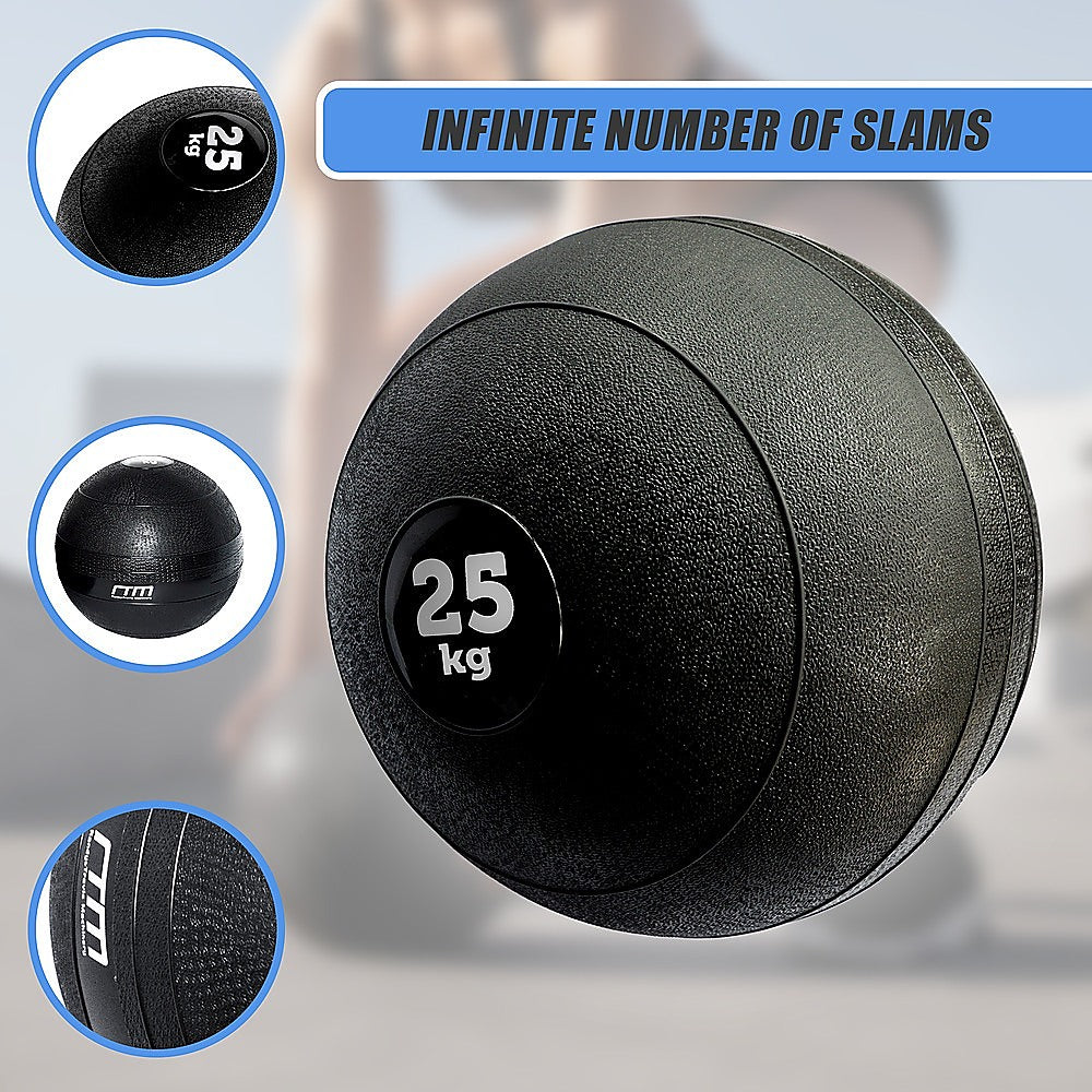 25kg Slam Ball No Bounce Crossfit Fitness MMA Boxing BootCamp V63-821673