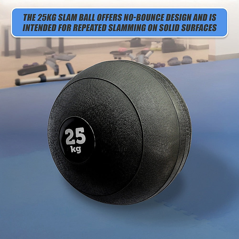 25kg Slam Ball No Bounce Crossfit Fitness MMA Boxing BootCamp V63-821673