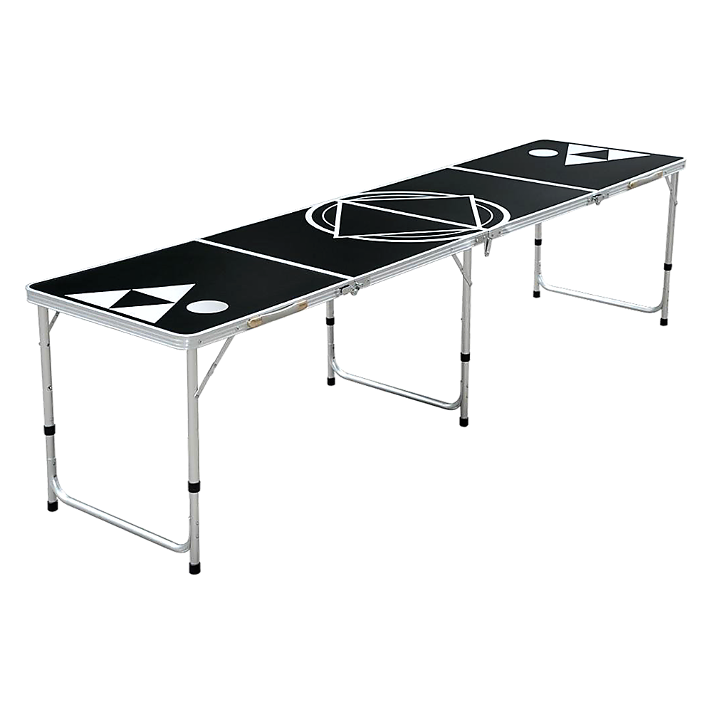 Professional 8ft Beer Pong Table Drinking Game V63-821713