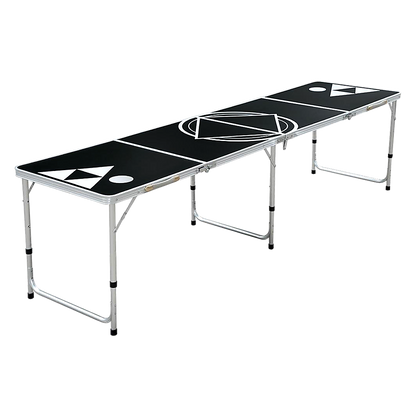 Professional 8ft Beer Pong Table Drinking Game V63-821713