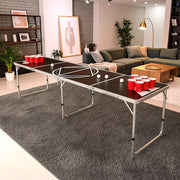 Professional 8ft Beer Pong Table Drinking Game V63-821713