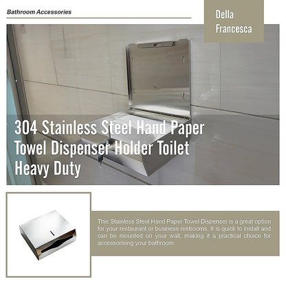 304 Stainless Steel Hand Paper Towel Dispenser Holder Toilet Heavy Duty V63-821741