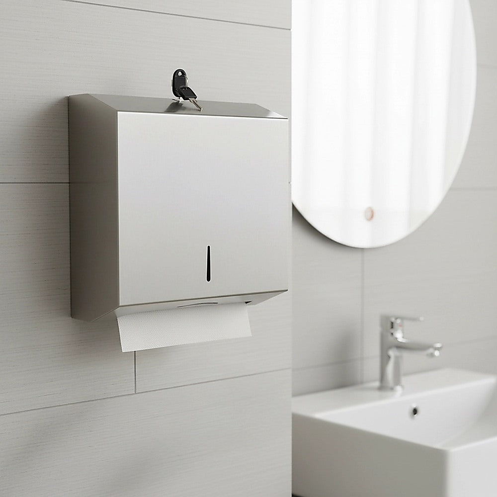 304 Stainless Steel Hand Paper Towel Dispenser Holder Toilet Heavy Duty V63-821741