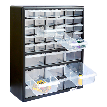 Storage Cabinet Drawers 39 Plastic Tool Box Containers Organiser Cupboard V63-821751