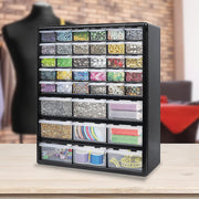 Storage Cabinet Drawers 39 Plastic Tool Box Containers Organiser Cupboard V63-821751