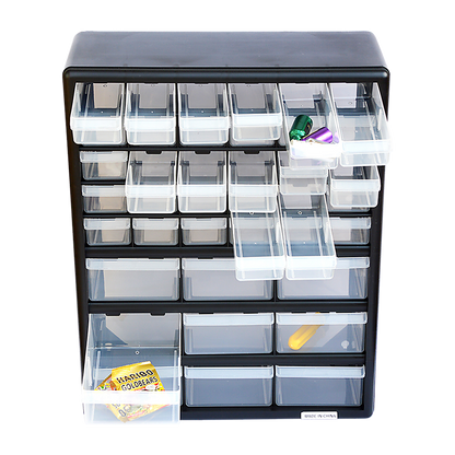 Storage Cabinet Drawers 39 Plastic Tool Box Containers Organiser Cupboard V63-821751