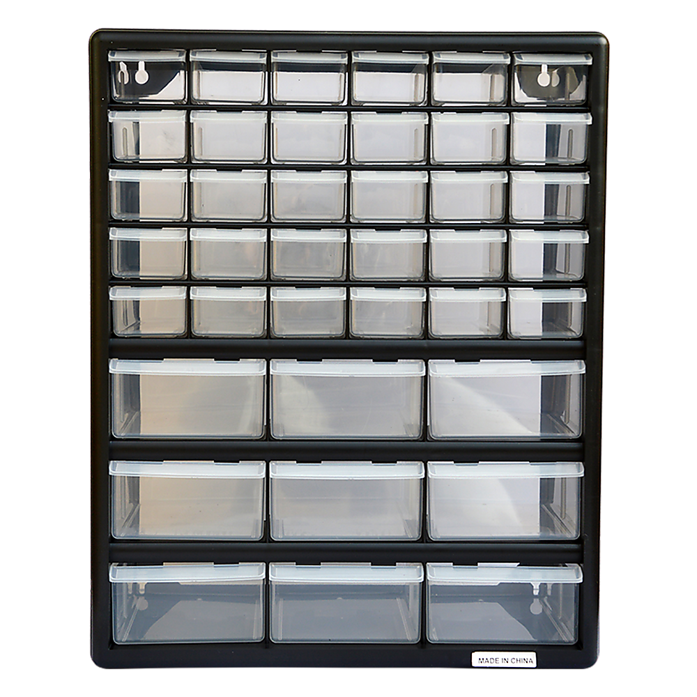 Storage Cabinet Drawers 39 Plastic Tool Box Containers Organiser Cupboard V63-821751