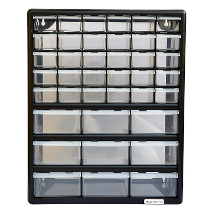 Storage Cabinet Drawers 39 Plastic Tool Box Containers Organiser Cupboard V63-821751