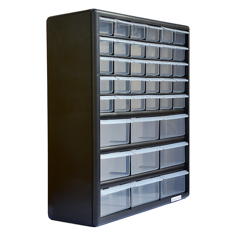 Storage Cabinet Drawers 39 Plastic Tool Box Containers Organiser Cupboard V63-821751