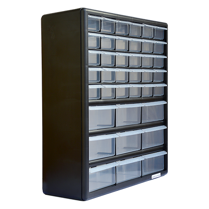 Storage Cabinet Drawers 39 Plastic Tool Box Containers Organiser Cupboard V63-821751