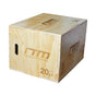 3 IN 1 Wood Plyo Games Plyometric Jump Box V63-821771