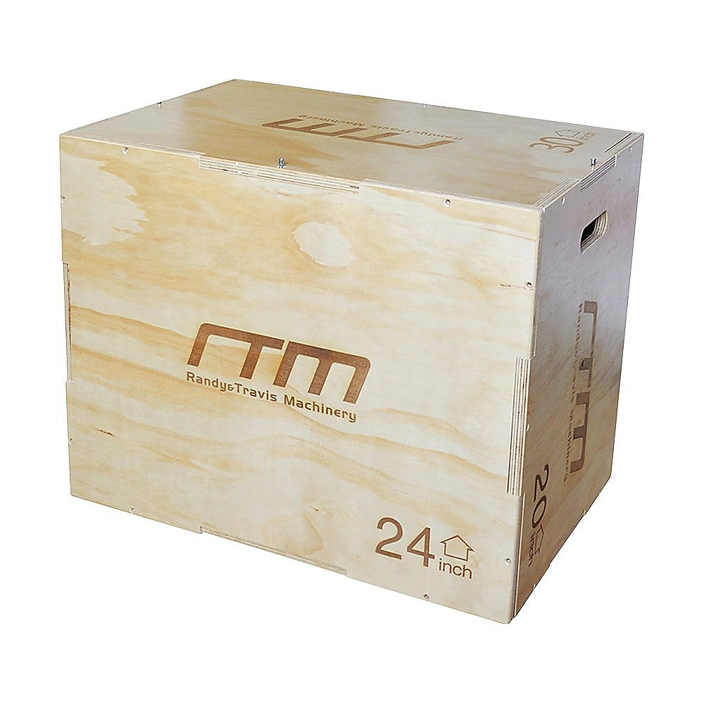 3 IN 1 Wood Plyo Games Plyometric Jump Box V63-821771