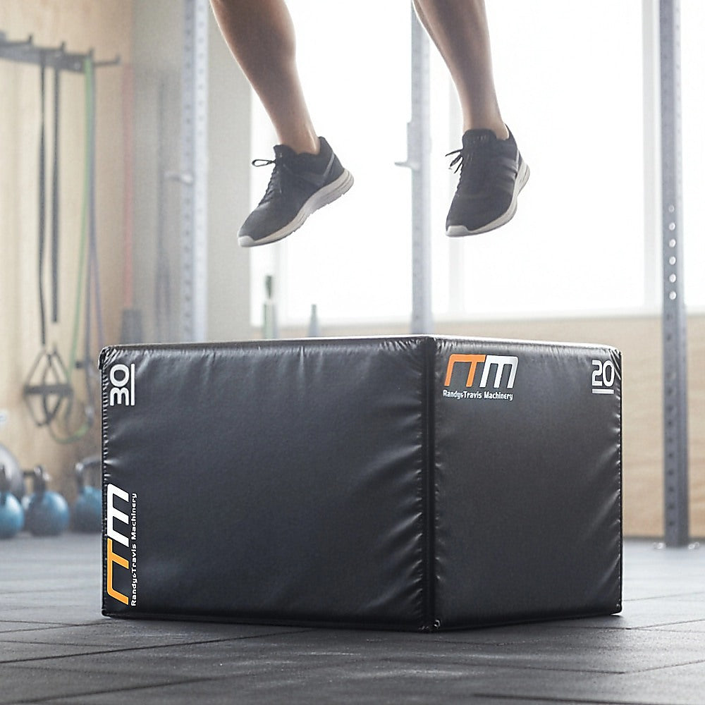 3 IN 1 Foam Plyo Games Plyometric Jump Box V63-821781