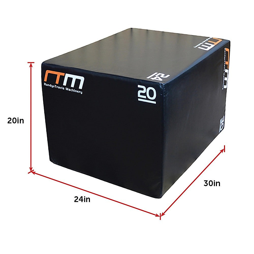 3 IN 1 Foam Plyo Games Plyometric Jump Box V63-821781