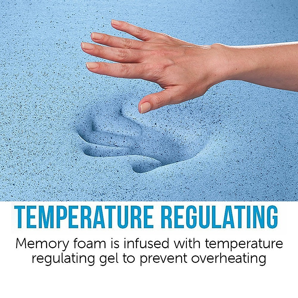 King 25cm Gel Memory Foam Mattress - Dual-Layered Comfort with CertiPUR-US Certified Foam V63-821841