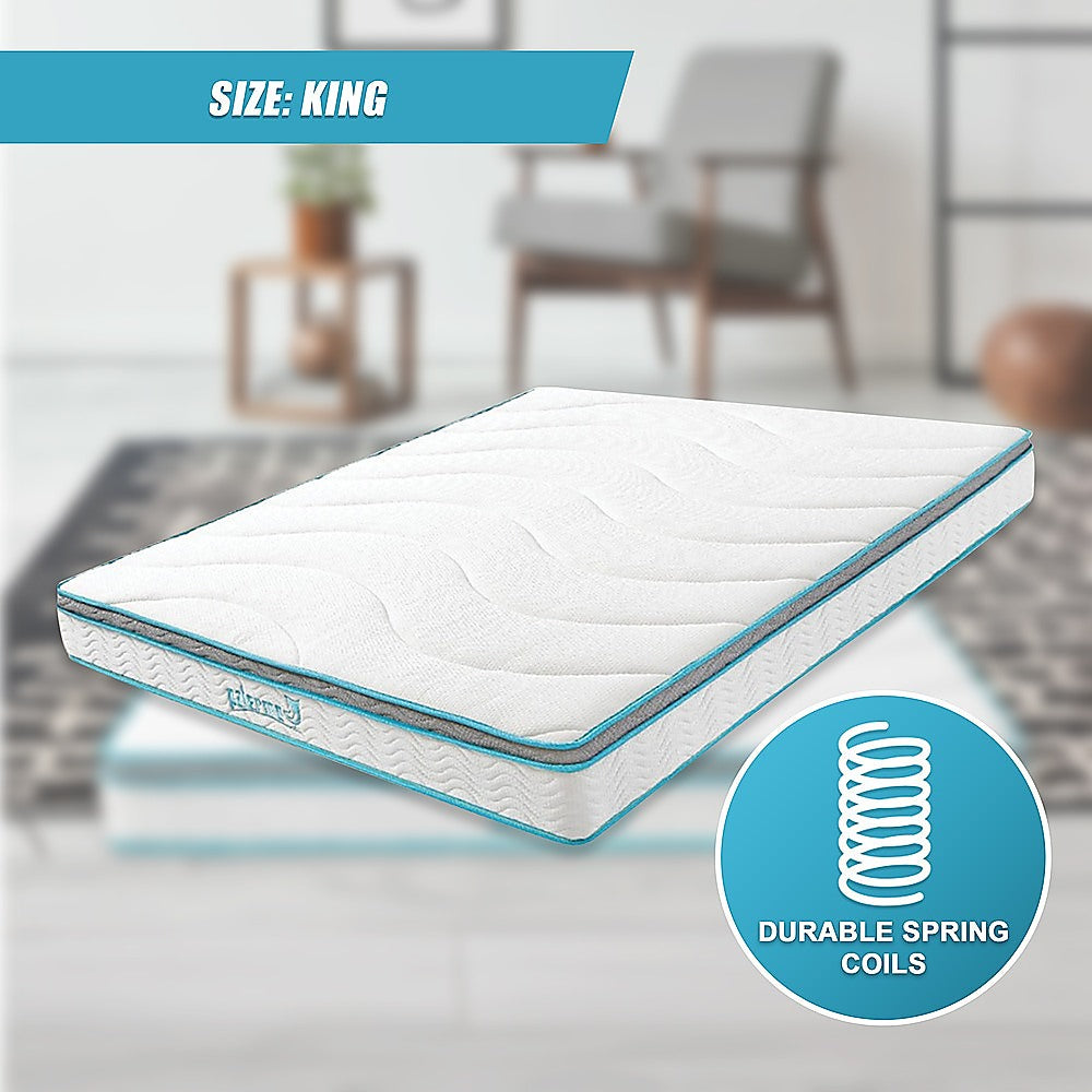 King 20cm Hybrid Mattress - Memory Foam and Innerspring Support V63-821851