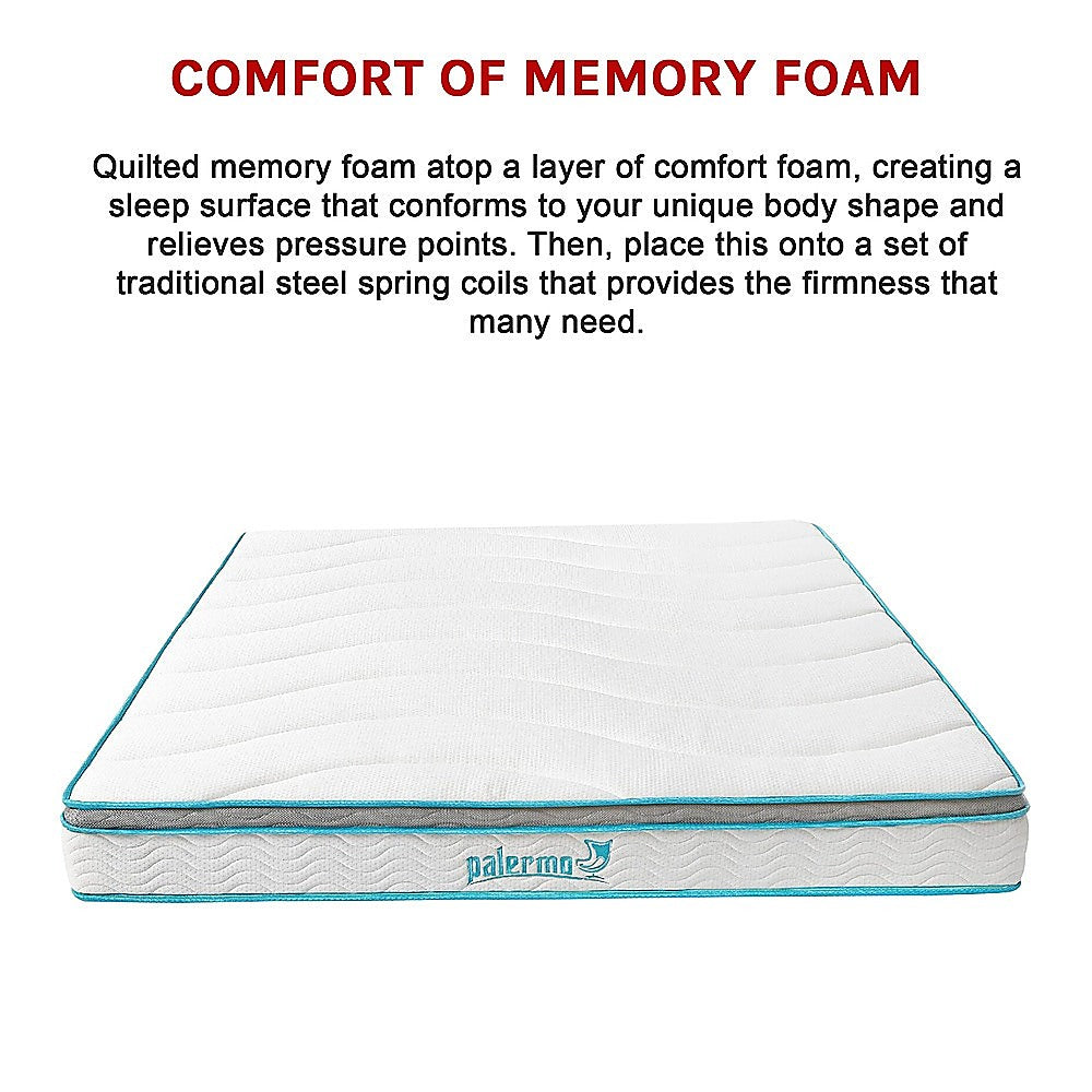 King 20cm Hybrid Mattress - Memory Foam and Innerspring Support V63-821851