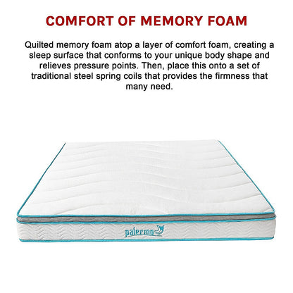 King 20cm Hybrid Mattress - Memory Foam and Innerspring Support V63-821851