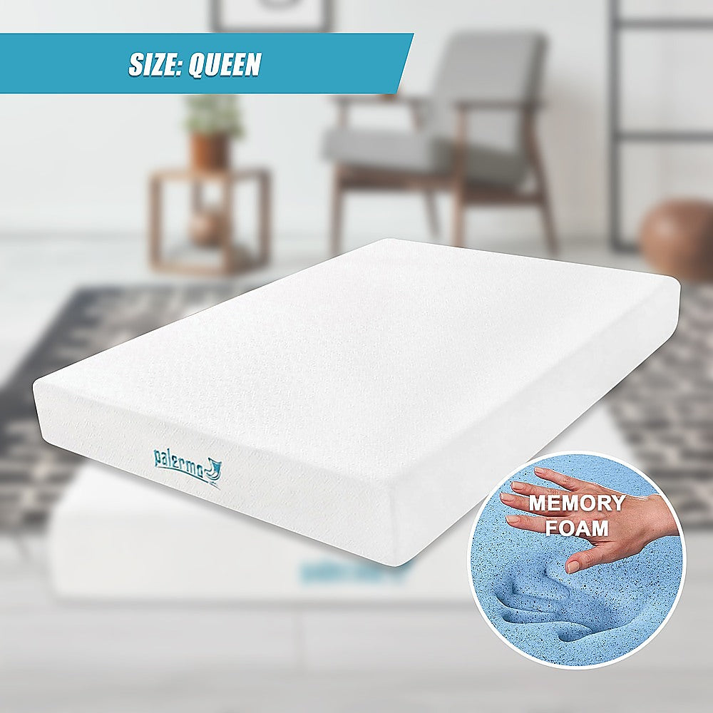 Queen 25cm Gel Memory Foam Mattress - Dual-Layered Comfort with CertiPUR-US Certified Foam V63-821861