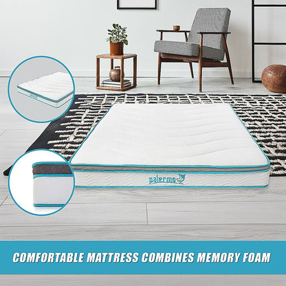 Queen 20cm Hybrid Mattress - Memory Foam and Innerspring Support V63-821871