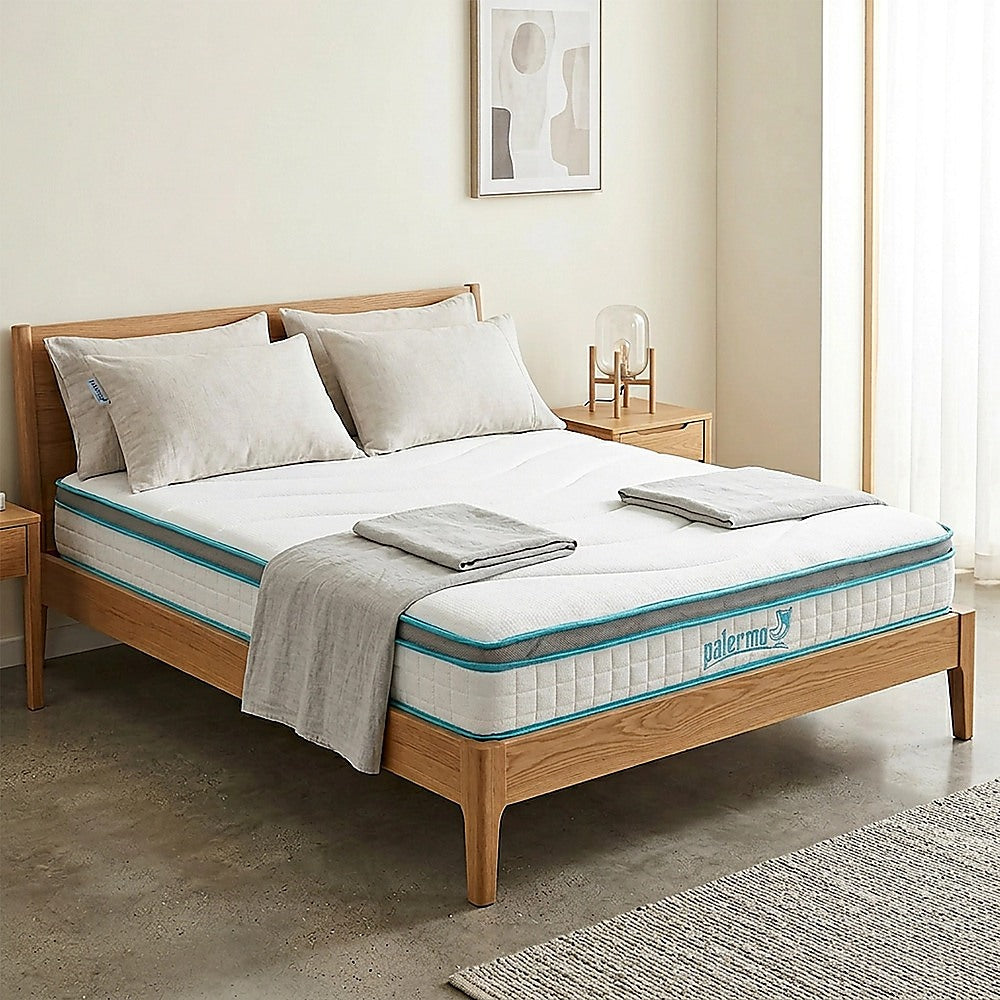 Queen 20cm Hybrid Mattress - Memory Foam and Innerspring Support V63-821871