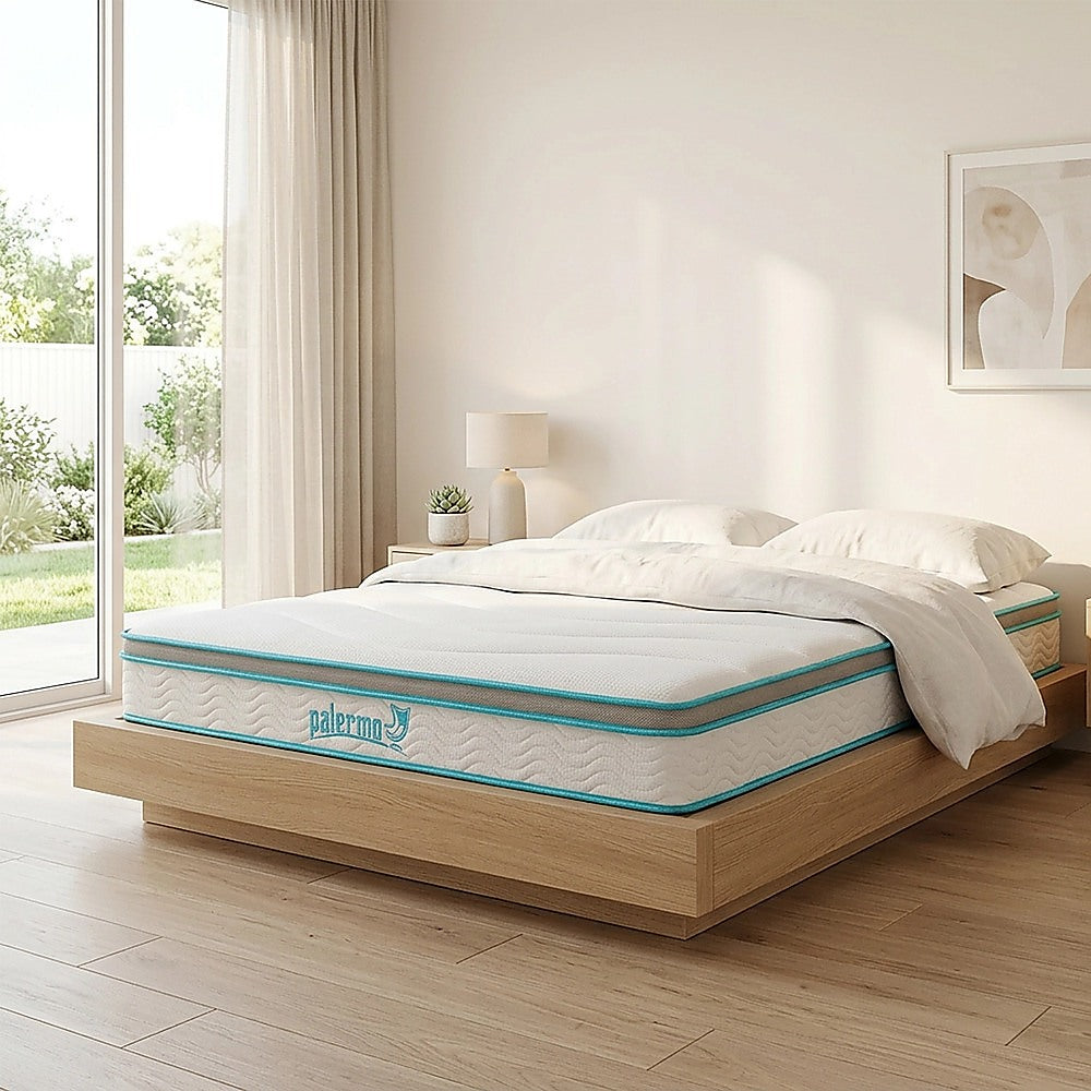 Queen 20cm Hybrid Mattress - Memory Foam and Innerspring Support V63-821871
