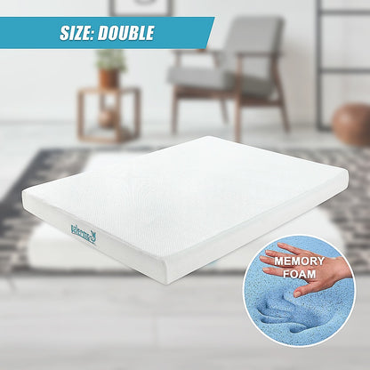 Double 25cm Gel Memory Foam Mattress - Dual-Layered Comfort with CertiPUR-US Certified Foam V63-821881