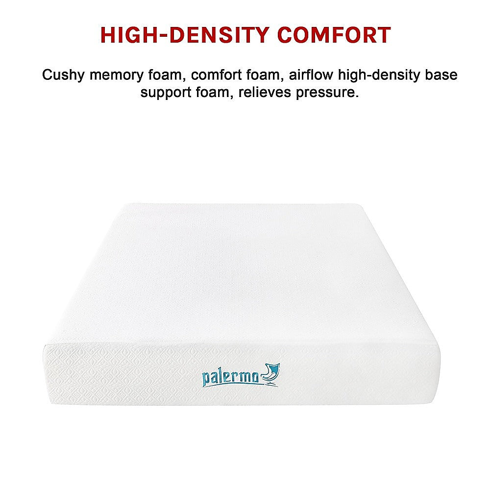 Double 25cm Gel Memory Foam Mattress - Dual-Layered Comfort with CertiPUR-US Certified Foam V63-821881