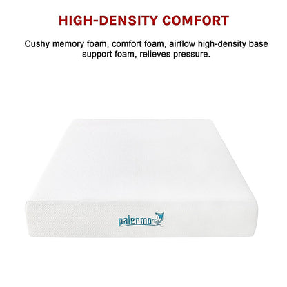 Double 25cm Gel Memory Foam Mattress - Dual-Layered Comfort with CertiPUR-US Certified Foam V63-821881