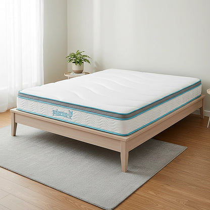 Double 20cm Hybrid Mattress - Memory Foam and Innerspring Support V63-821891