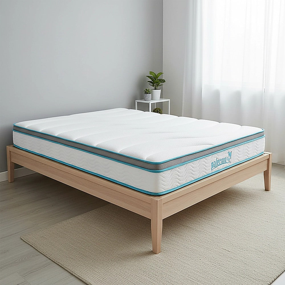 Double 20cm Hybrid Mattress - Memory Foam and Innerspring Support V63-821891