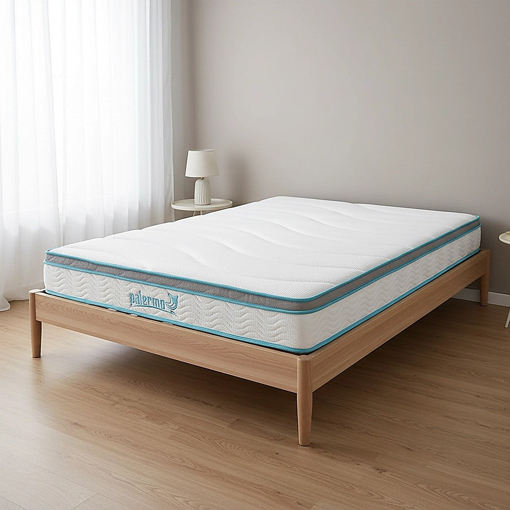 Double 20cm Hybrid Mattress - Memory Foam and Innerspring Support V63-821891