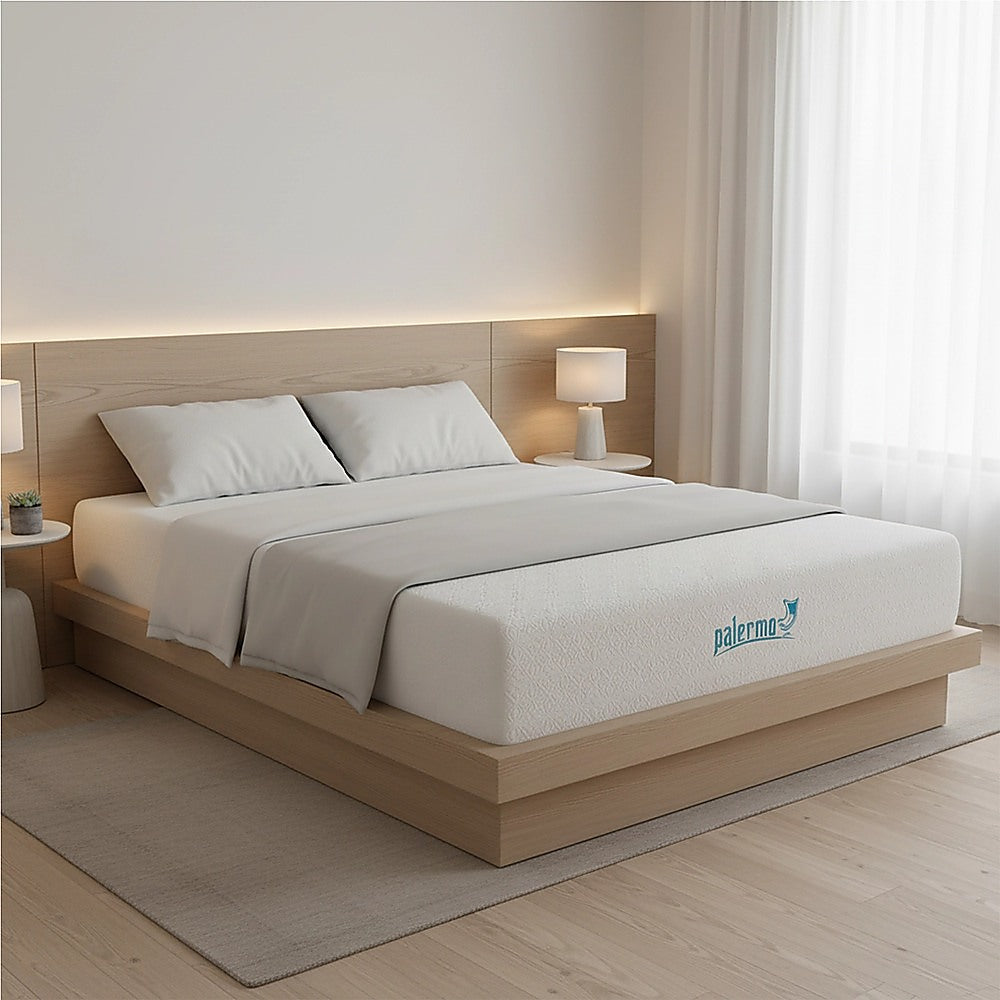 King Single 25cm Gel Memory Foam Mattress - Dual-Layered Comfort with CertiPUR-US Certified Foam V63-821901