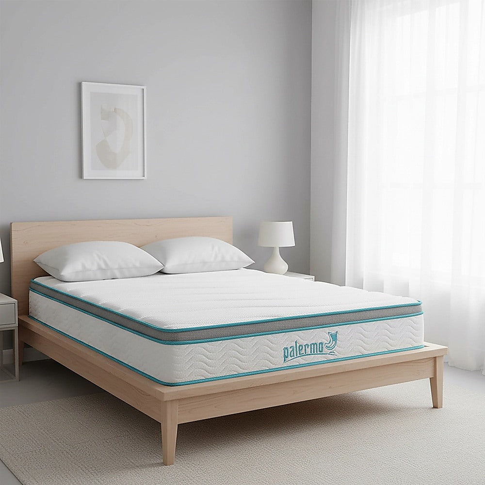 King Single 20cm Hybrid Mattress - Memory Foam and Innerspring Support V63-821911