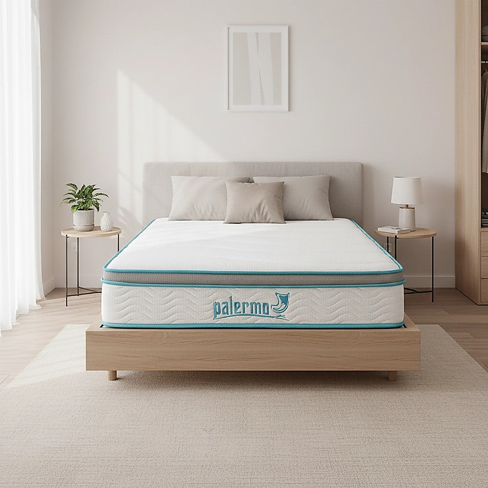 King Single 20cm Hybrid Mattress - Memory Foam and Innerspring Support V63-821911