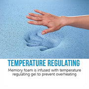 Single 25cm Gel Memory Foam Mattress - Dual-Layered Comfort with CertiPUR-US Certified Foam V63-821921