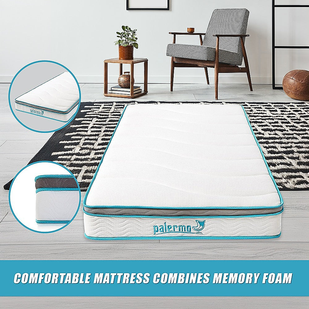 Single 20cm Hybrid Mattress - Memory Foam and Innerspring Support V63-821931