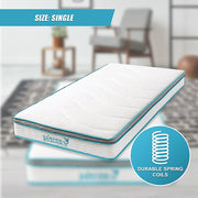 Single 20cm Hybrid Mattress - Memory Foam and Innerspring Support V63-821931