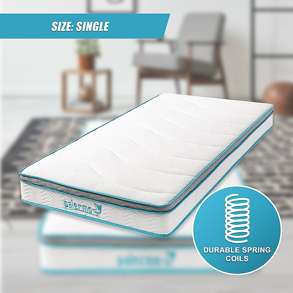Single 20cm Hybrid Mattress - Memory Foam and Innerspring Support V63-821931
