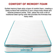 Single 20cm Hybrid Mattress - Memory Foam and Innerspring Support V63-821931