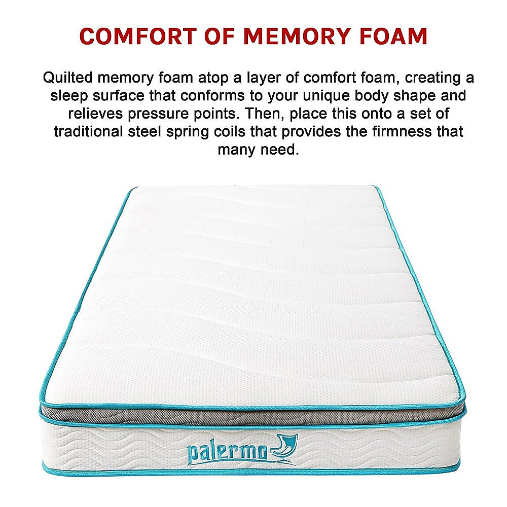 Single 20cm Hybrid Mattress - Memory Foam and Innerspring Support V63-821931