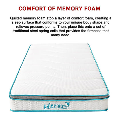 Single 20cm Hybrid Mattress - Memory Foam and Innerspring Support V63-821931
