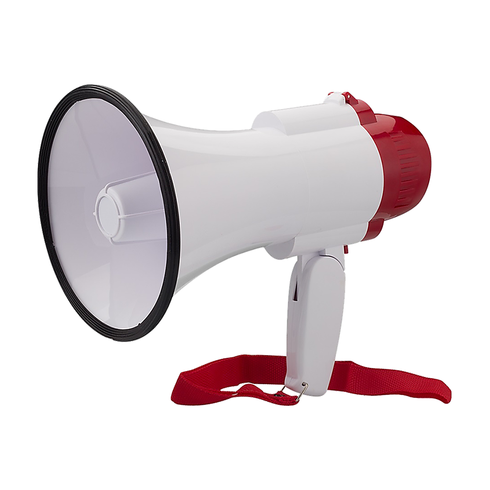 Audio Megaphone 25Watt Bull Horn with Siren V63-821981