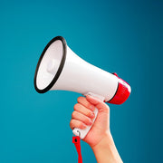 Audio Megaphone 25Watt Bull Horn with Siren V63-821981