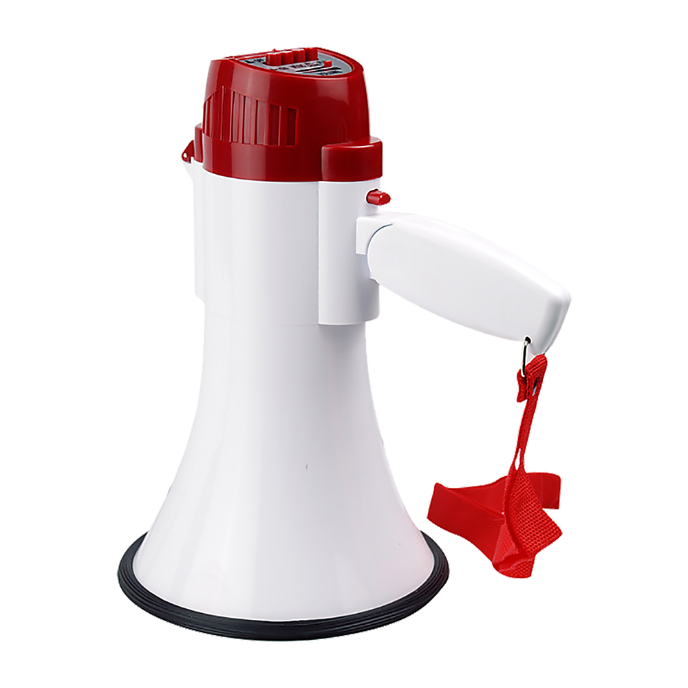 Audio Megaphone 25Watt Bull Horn with Siren V63-821981